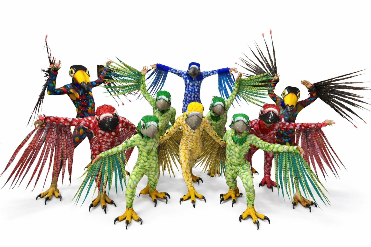 Figurino Pássaros – Rio 40 Graus