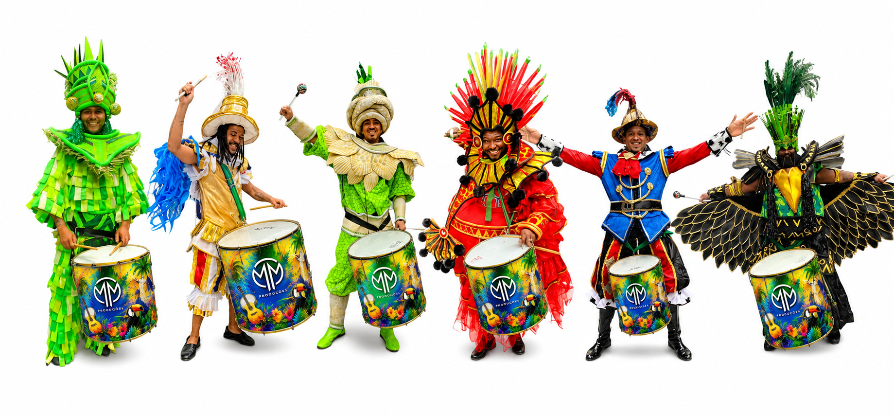 Percussionistas Temáticos MM Produções - Rio 40 Graus.